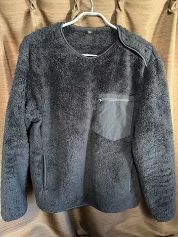 유니클로 플리스 자켓 L 사이즈 블랙