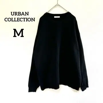 [ 어반 컬렉션 ] 니트 블랙 M 경량 심플 맥스 하우스