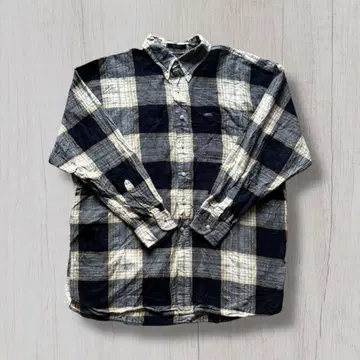 00s XL CHAPS 랄프 로렌 플란넬 셔츠 코튼 체크