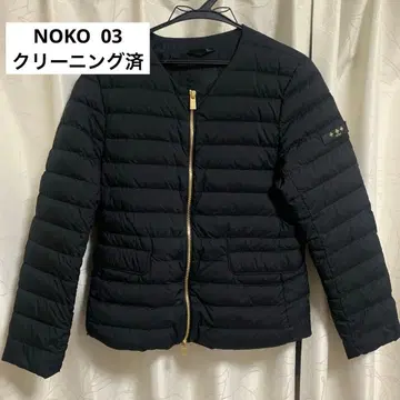 TATRAS 블랙 노카라 다운 자켓 03