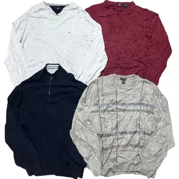 US 구제 의류 니트 스웨터 4개 묶음 판매 NT19