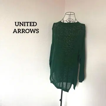 UNITED ARROWS [ 비침 ] [ 시어 ] 그린 긴팔