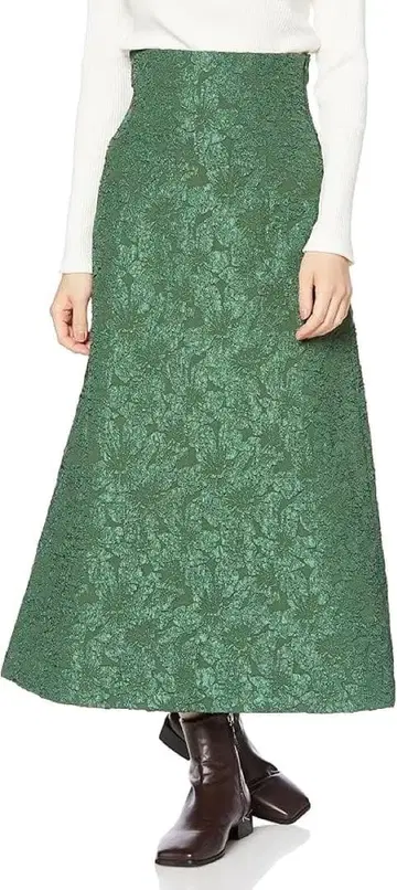 SNIDEL 자카드 스커트