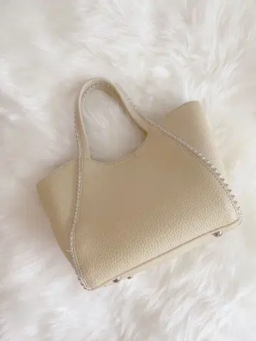 볼 체인 미니 토트백 -2WAY- 가죽 백