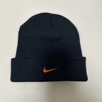 [레어] NIKE 비니 90'~00's 블랙 x 오렌지