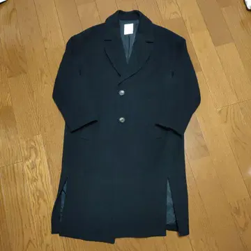 VIS 네이비 체스터 코트