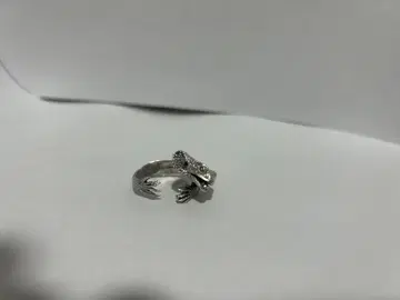 도마뱀 실버 반지