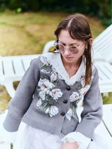 FURFUR 레이스 세일러 컷 풀오버