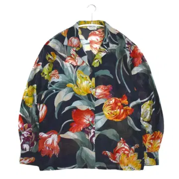 새상품급 70s 영국제 VINTAGE JAEGER 오픈 카라 셔츠