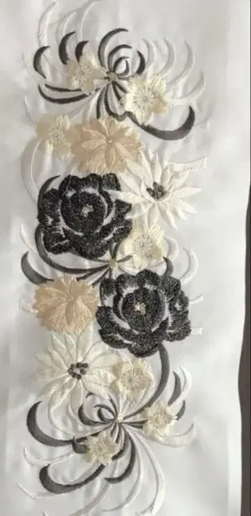 장식용 깃 꽃무늬 조이풀에리