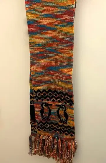 [ 미사용 ] CHUMS 참스 니트 머플러