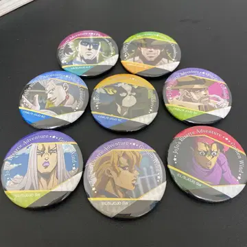 [ 새상품 ] 죠죠의 기묘한 모험 캔뱃지 8개 세트