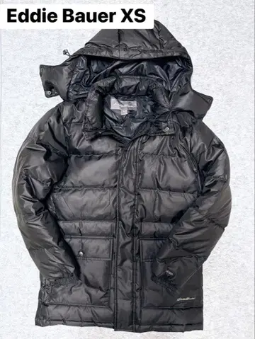 Eddie Bauer 블랙 다운 자켓 XS