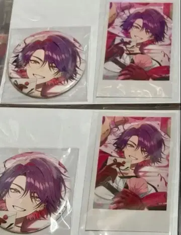 와타라이 히바리 생일 굿즈 2024 캔뱃지&폴라로이드 세트 x 2