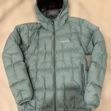 [ 초레어 ] montbell 네다운 파카 스카이블루