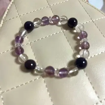 파워스톤 팔찌 보라색