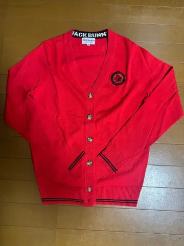 Jack Bunny!! 빨간색 가디건 사이즈 1