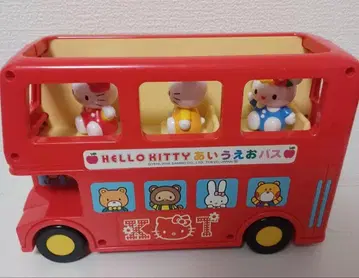 헬로키티 음성 포함 2층 버스 아이우에오 산리오 키티