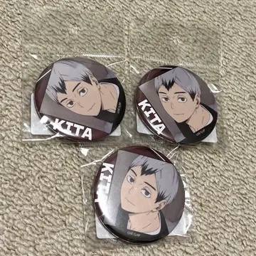 하이큐 캔뱃지 키타 신스케 3개