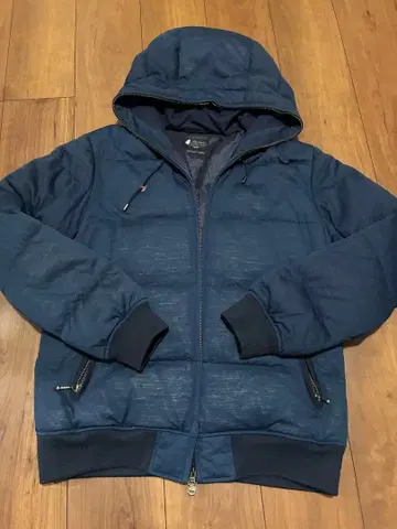 Beams 네이비 다운 자켓