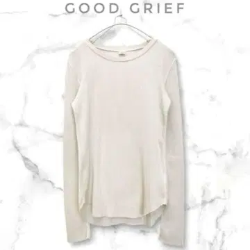 GOOD GRIEF RIB L/S TOP 아이보리 F