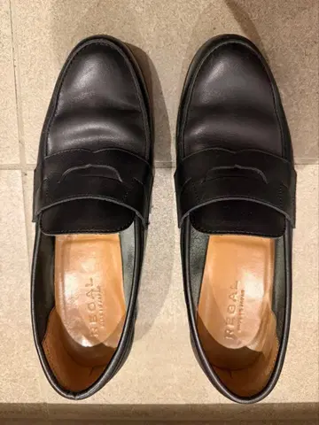 리걸 가죽 신발 로퍼 22DL 블랙 남성용