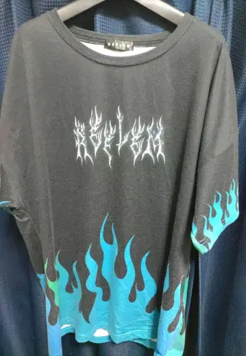 reflem 파이어 패턴 t셔츠