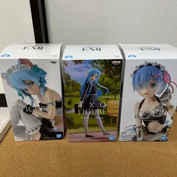 EXQ FIGURE 렘 피규어 3체 세트