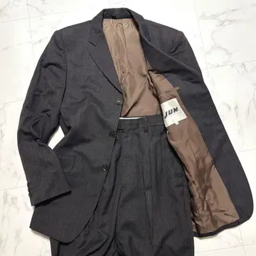 80s 레어 JUN MEN 셋업 수트 그레이 계열 빈티지