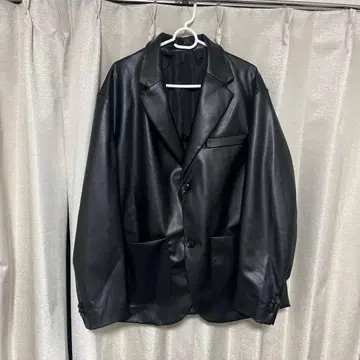 [ H&M ] 가죽 테일러드 자켓 & 가죽 카고 팬츠