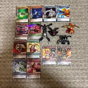 바쿠간 4체 세트 + 카드