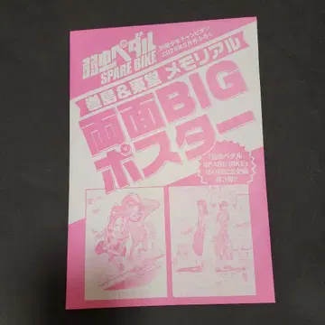 겁쟁이 페달 SPARE BIKE 양면 BIG 포스터