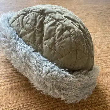 마츄아하 hood cap quilting 카키