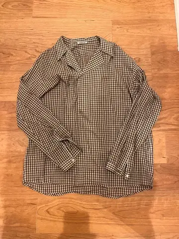 AURALEE 25ss AIRY LIGHT COTTON CHECK