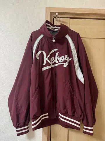 Keboz 버건디 나일론 자켓 M