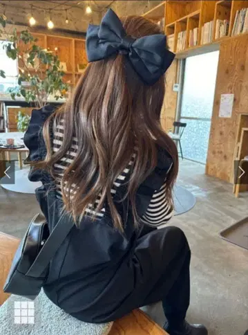 숄더 프릴 백리본 올인원 (dh1241