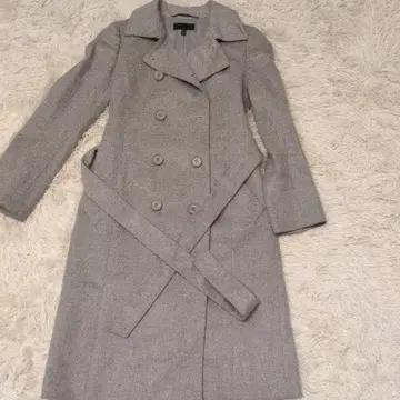 ICB 캐시미어 100% 그레이 코트