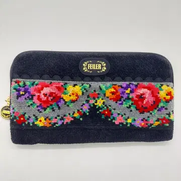 미사용품 FEILER 페이러 장지갑 블랙