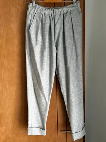 08sircus 투 턱 와이드 테이퍼드 팬츠