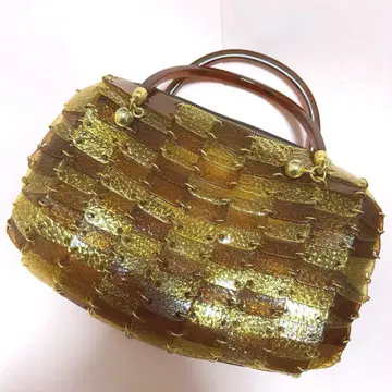 교토 나니와야 상점 HARUBE 나니와야 하루베 크리스탈 백 패널 백