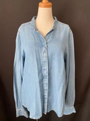 HOPE 스웨덴 라이트 블루 데님풍 셔츠