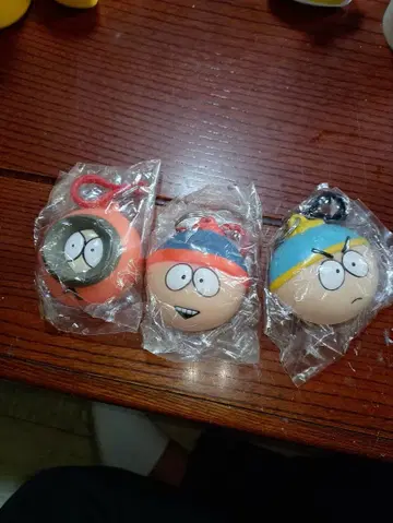 사우스 파크 키링 3개 세트 코인 케이스, 정품