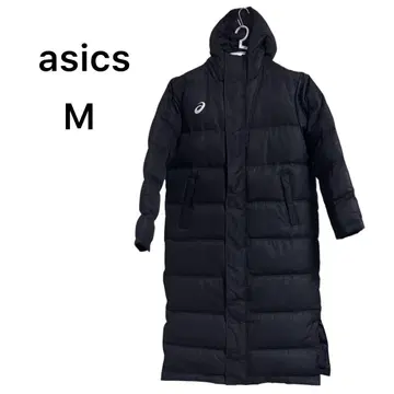 아식스 다운 벤치 코트 M 사이즈