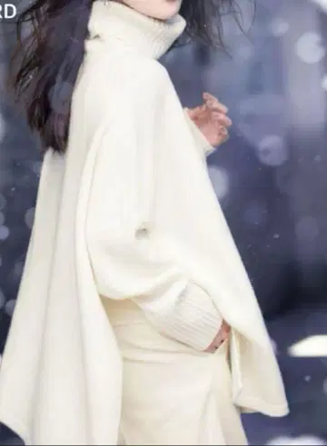 23구 캐시미어 블렌드 벌키 판초 니트