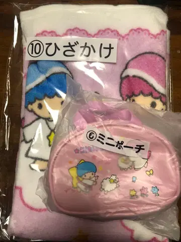 키키라라 제일복권 무릎 담요와 미니 파우치 세트