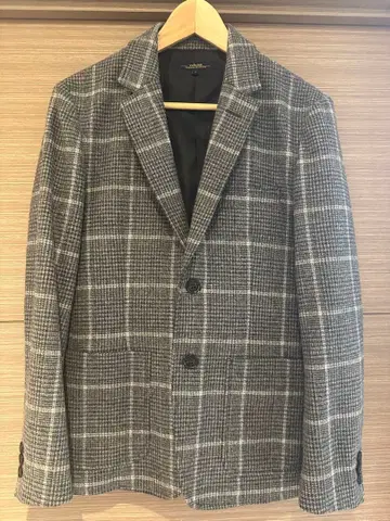 relume 저널 스탠다드 체크 무늬 테일러드 자켓 S