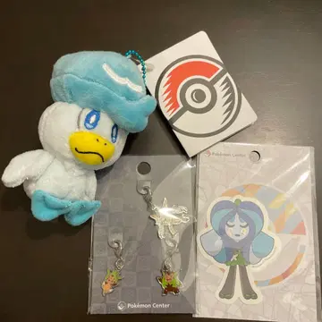 포켓몬, 꾸왁스 봉제 인형, 메탈 참 푸호꼬, 스티커 오가몬
