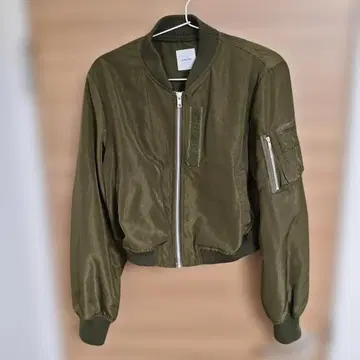 AMERI MA-1 봄버 자켓 카키 여성용 아우터