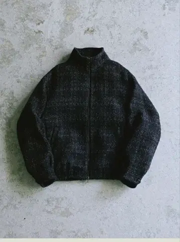 LIDNM ALPACA SILK TWEED ZIP