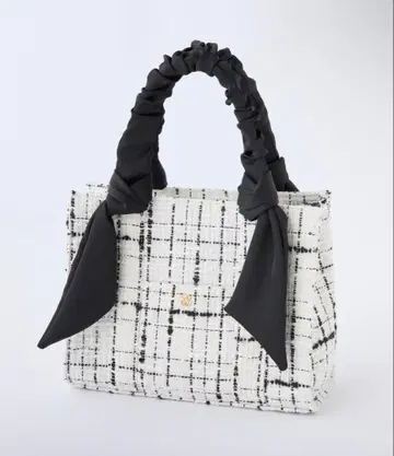 NICE CLAUP 개더 핸들 미니 토트백